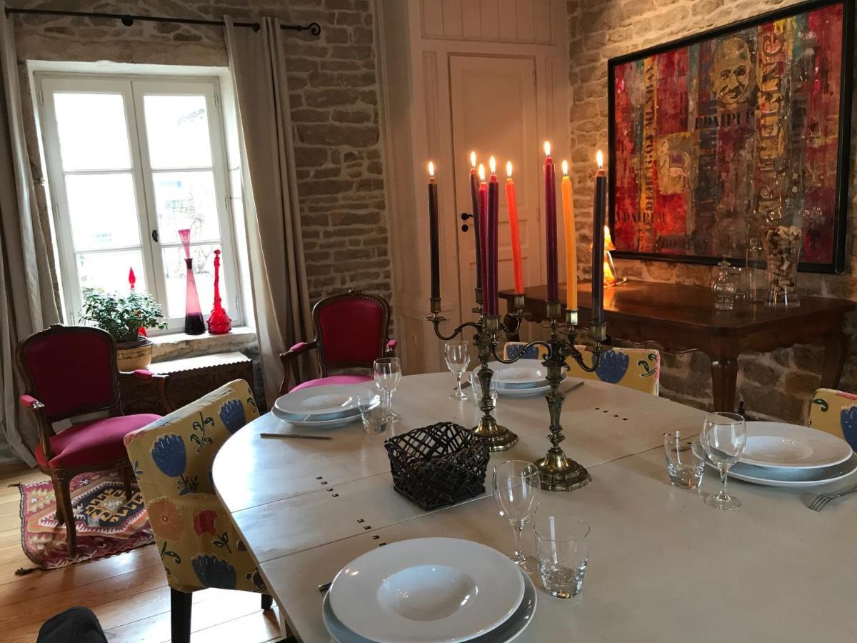 Le Relais De Scisse Hotell Saint-Gengoux-de-Scissé Eksteriør bilde