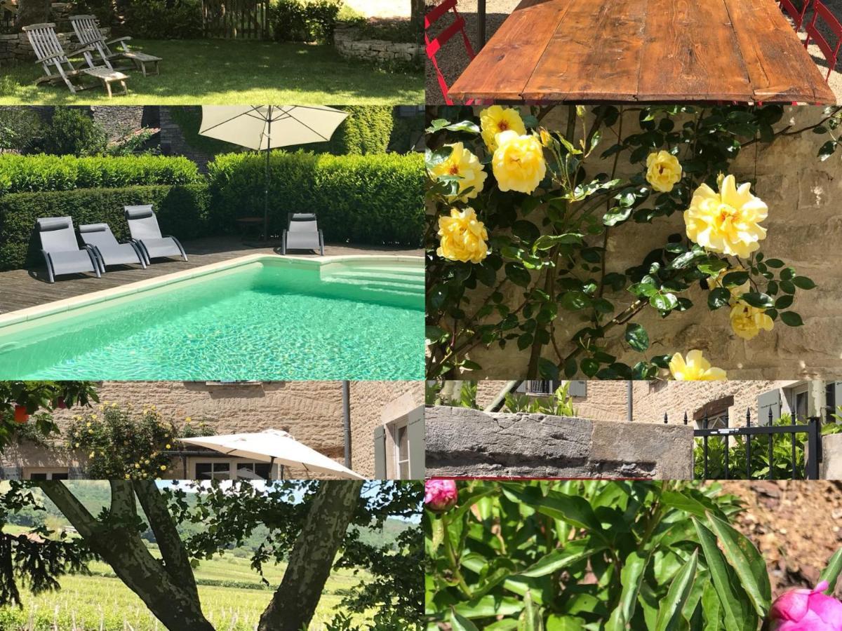 Le Relais De Scisse Hotell Saint-Gengoux-de-Scissé Eksteriør bilde